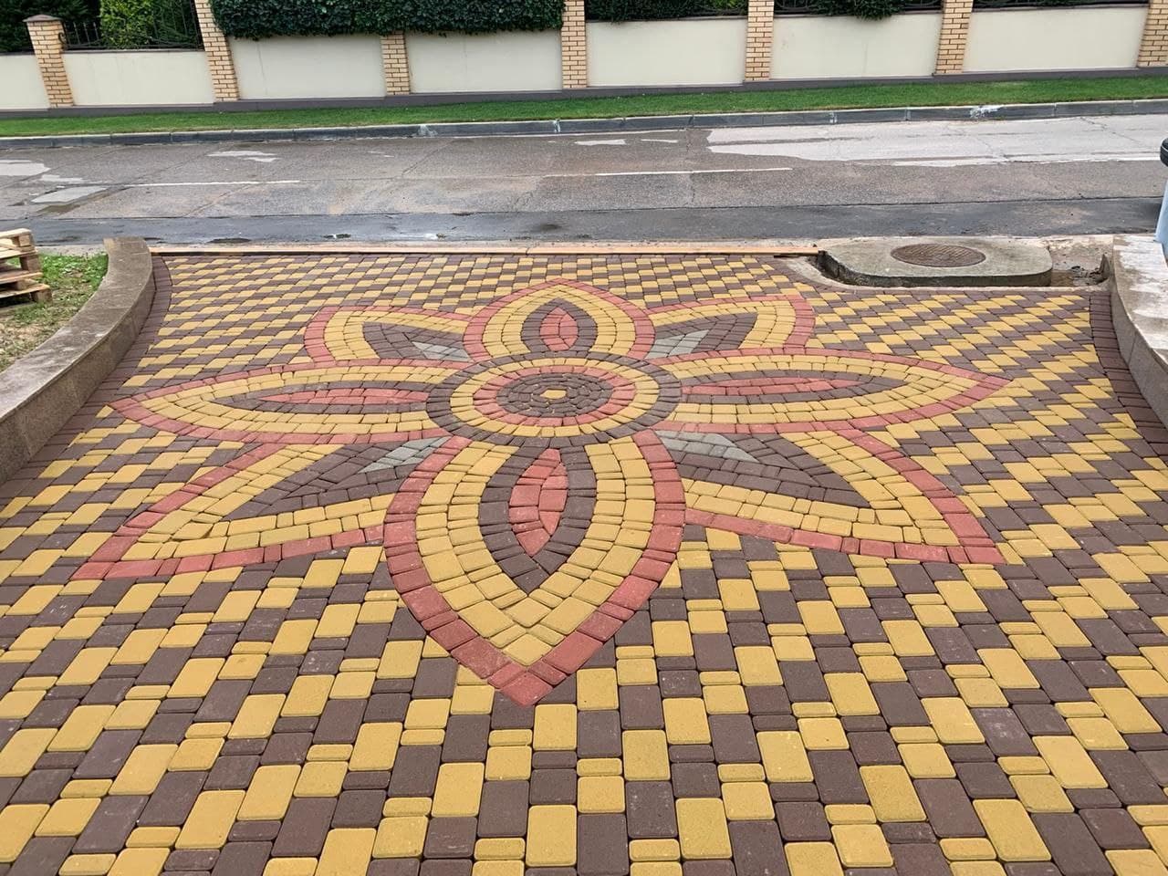 УКЛАДКА ТРОТУАРНОЙ ПЛИТКИ